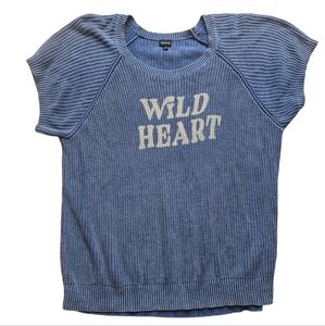 Wild Heart Short Sleeve Sweater